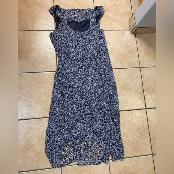 Blue Floral Ambercrombie Dress XL - Picture 3 of 3